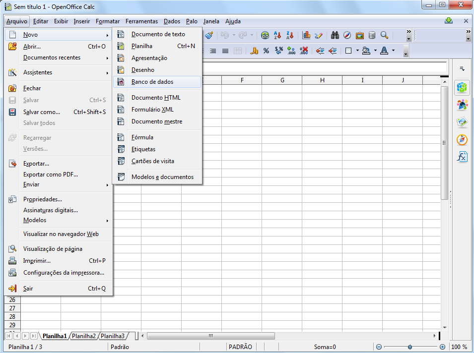 Relatórios em tabela dinâmica no OpenOffice